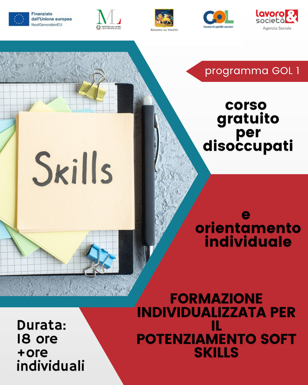 GOL Percorso 1 - Formazione individualizzata per il potenziamento delle soft skills