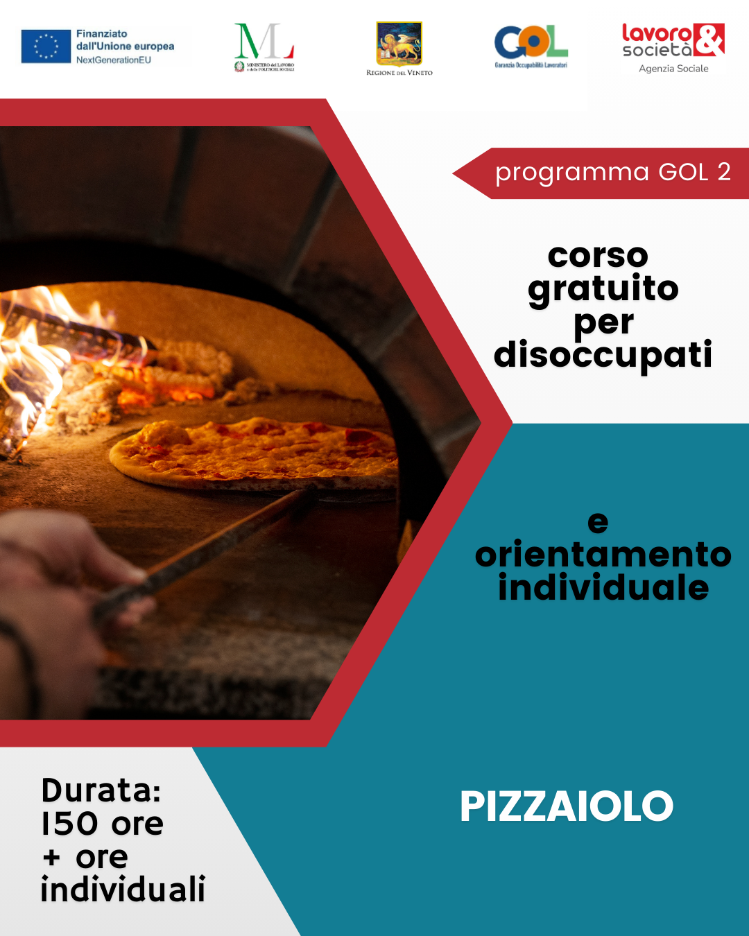 GOL percorso 2 - Formazione upskilling  mirata al profilo di Pizzaiolo