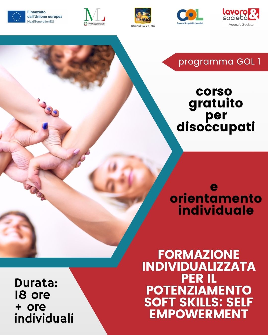 GOL Percorso 1 - Formazione individualizzata per il potenziamento delle soft skills: SELF EMPOWERMENT