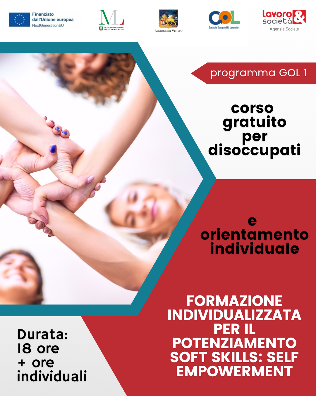 GOL Percorso 1 - Formazione individualizzata per il potenziamento delle soft skills: SELF EMPOWERMENT